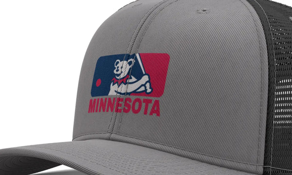 Grateful Dead - Minnesota Twins Dancing Bear Logo Grateful Dead Trucker Cap - StealieShop